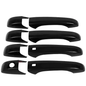 12171868 Csdex F/r Left/right For 2008-2020 Dodge Grand Caravan Door Handle Cover Glossy Black