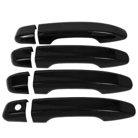 12178214 Csdex Glossy Black Door Handle Cover Front Rear Left Right For 2018-2020 Honda Accord