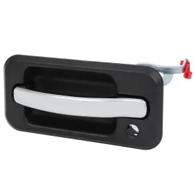 12404073 Csdex Silver &black Outside Door Handle Front Left Side Plastic Fits Hummer H2 2003-09
