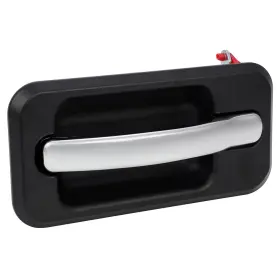 12404074 Csdex Black Exterior Door Handle Rear Left Side Fits Hummer H2 2003-09 Chrome Polished
