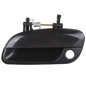 12515593 Csdex Polished Black Door Handle Exterior Front Left Side For Hyundai Elantra 2001-05