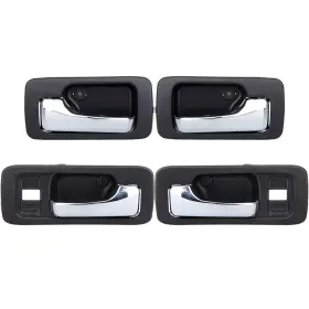 12523161 Csdex Door Handles Black Interior Front Rear Left Right For 1990-1993 Honda Accord