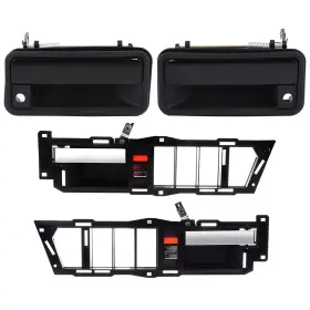 12523171 Csdex 4pcs Door Handle Front Left Right Exterior Interior For Chevy Gmc Truck 88-94