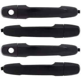 12526405 Csdex 4pcs Black Door Handles Outside Exterior F/r Right Left For Toyota Camry Rav4