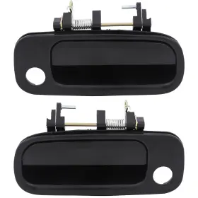 12530553 Csdex 2pcs Exterior Door Handles For 1992-1996 Toyota Camry Front Left Right Black