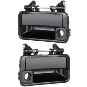 12536624 Csdex 2x Exterior Door Handles Front R/l For 89-94 Suzuki Swift Pontiac Firefly Black
