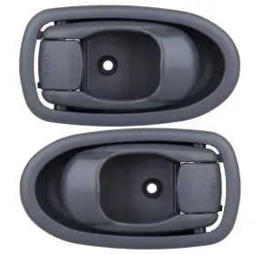 12539188 Csdex 2 Gray Interior Door Handles For 2001-04 Kia Spectra 1.8l R/l Passenger Driver