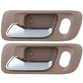 12539191 Csdex Pair Beige Door Handles Front Left Side For 1998-2002 Honda Accord Interior