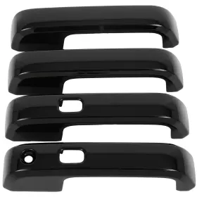 12544359 Csdex 4x Door Handle Glossy Black Front Rear L/r For 2017-2022 Ford F-250 Super Duty