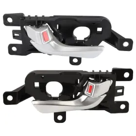 Cv847941icon Cv-icon 2pcs Door Handles For 2013-2019 Hyundai Santa Fe Inner Interior Rear Left Right