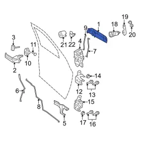 1gh18pr4af Dodge Oe For Ram 1500 2010 Rear Right Outer Exterior Door Handle