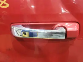 1gh271r4ag Dodge Trucks 09-20 Ram Classic Rear Door Handle Assembly Chrome/red Left Driver Side