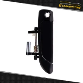 Ec121744p01 E-carpartstore For 01-05 Honda Civic Sedan Coupe Exterior Door Handle Front Driver Smooth Black