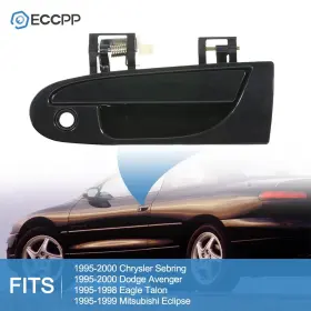 E124904cp01 Eccpp Exterior Outside Front Left Door Handle For 1995-99 Chrysler Sebring Coupe