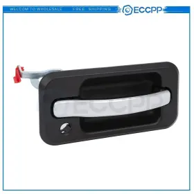 E125238cp01 Eccpp Chrome Black Front Right Side Outside Door Handle Fits 2003-2009 Hummer H2