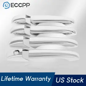 E12715101cp Eccpp For 2008-2011 Dodge Avenger Wo/ Smartkey Door Handle Cover Chrome Left Right