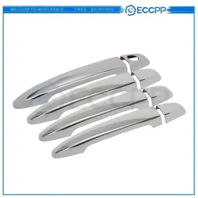 E163999p01 Eccpp Fits Toyota Camry 07-11 Sienna 04-10 Chrome Door Handle Cover Plastic Silver