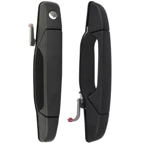 E823568cp01 Eccpp 2x Door Handle Outside Black Front Rh Lh Fits 07-14 Avalanche Chevy Gmc