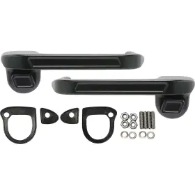 Ms27730mb Eddie Motorsports 1964-77 Ford Mercury Billet Aluminum Outer Door Handle Set Matte Black