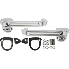 Ms27730p Eddie Motorsports 1964-77 Ford Mercury Billet Aluminum Outer Door Handle Set Bright Polished