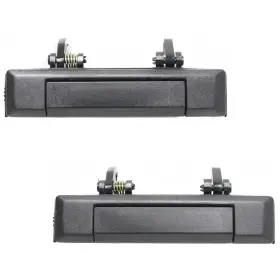 13458069 Evan-fischer Exterior Door Handle For 84-88 Toyota Pickup 84-89 4runner Set Of 2 Front Black
