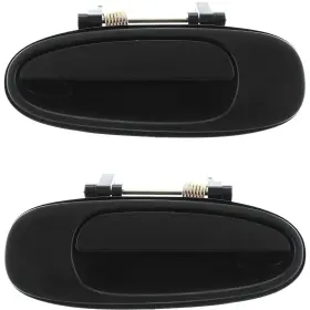 13463054 Evan-fischer Exterior Door Handle For 93-97 Toyota Corolla 96-2000 Rav4 Set Of 2 Rear Black