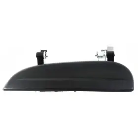 16581998 Evan-fischer Exterior Door Handle For 2003-2005 Kia Rio Front Driver Smooth Black Plastic