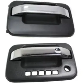 17829704 Evan-fischer Exterior Door Handles Set Of 2 Front Driver And Passenger Side For F150 Truck Pair