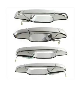 8519 Eynpire Exterior Front And Rear Chrome Door Handle Compatible With Select 2007-201