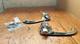 59c-702350 Fargo 59c-702350/1 1959 Chevy Impala El Camino 2 Dr Exterior Door Handle Chrome Pair New