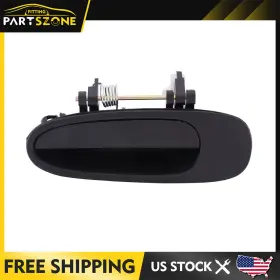 Ft80219701s Fitting Partszone For 1993-1997 Toyota Corolla Exterior Black Rear Left Driver Lh Side Door Handle