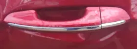 129-00975al Ford 2013 15 16 17 18 19-23 Edge Front Driver Lh Door Handle In Rr Red With Chrome