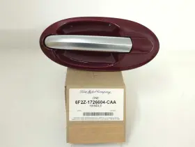 6f2z-1726604-caa Ford New Oem Genuine Rear Sliding Door Handle 1999-2007 Windstar Rh Dark Red