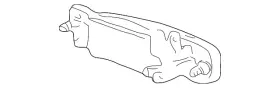 6w1z-5426604-ac Ford Genuine Handle Outside