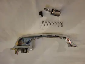 Oa7022454 Ford 7022401-l 1950-1951 Left Outside Door Handle And Button Part #s