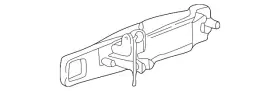 7w1z-5422405-bc Ford Genuine Handle Assembly - Door Outer