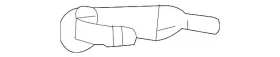 Ae5z-5422404-aa Ford Genuine Handle Outside