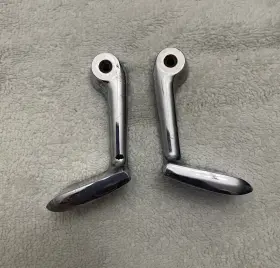 C3ab-6222614 Ford 1963-1964 Galaxie L Shaped Inside Door Handles Right And Left Original