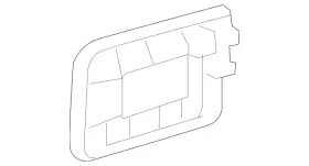 Cl3z-1522405-ac Ford Genuine Handle Outside