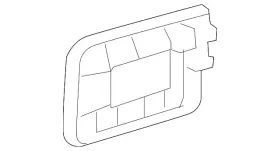 Cl3z-1522405-cb Ford Genuine Handle Outside