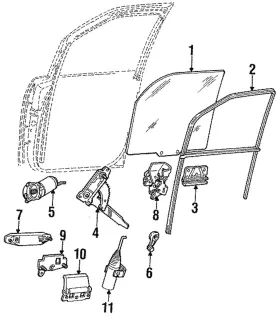 E69z-1122404-a Ford Genuine Handle Outside