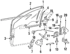 F6sz-6322405-s Ford Genuine Handle Outside