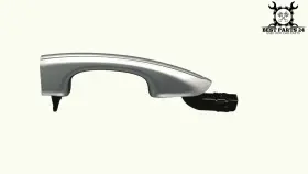 Ford Js73f22405baw Front Or Rear Driver Door Exterior Handle Silver Js Fusion 2013-2020 Oem