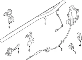 R2tz-5826605-aa Ford Genuine Handle Outside