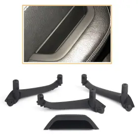 Fortodayy 550749499318 Front Left Interior Inner Handle Pull Trim For Bmw X3 F25 X4 Black 4pcs