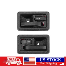 Adp81253101s Geartronics 2pcs Lh And Rh Inside Door Handles Interior For 1987-2004 Jeep Yj Tj Wrangler Dkxj