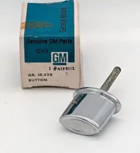 4159112 General Motors 1956-1962 Corvette Nos Door Handle Button - New Old Stock Gm