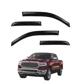 Cv813xs94 Gldifa Window Visor Deflector For Ram 1500 20192025 Quad Cab Sun/rain Guards 4pcs