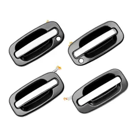 Gledewen Gw-mbs14-p4-by Exterior Door Handles Set Compatible With 1999-2007 Chevy Silverado Suburban Ta