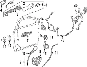 13563173 Gm Genuine Handle Kit